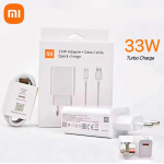 Caricabatterie Fast Charge ORIGINALE per XIAOMI 33W USB + Cavo TYPE C BIANCO