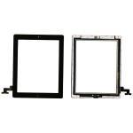 VETRO TOUCH SCREEN SCHERMO NERO COMPLETO PER IPAD 2 A1395 / A1396 / A1397