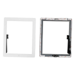 VETRO TOUCH SCREEN SCHERMO BIANCO COMPLETO PER IPAD 3 / 4 A1416 / A1430 / A1403 / A1458 / A1459 / A1460