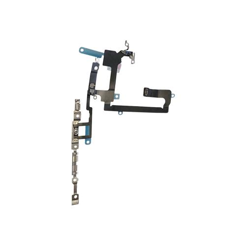 FLAT FLEX TASTO POWER ACCENSIONE PER IPHONE 14 PLUS CON SUPPORTO