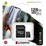 KINGSTON MICRO SD SCHEDA MEMORY CARD  SDCS/2 128GB 100MB/S