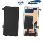 TOUCH SCREEN SCHERMO ORIGINALE SERVICE PACK PER SAMSUNG GALAXY S10 G973F NERO VETRO LCD DISPLAY GH96-12255A