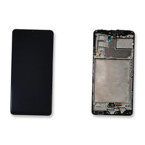 TOUCH SCREEN SCHERMO TFT PER SAMSUNG GALAXY A42 5G SM-A426B / M42 5G M426B VETRO LCD DISPLAY NERO CON FRAME 