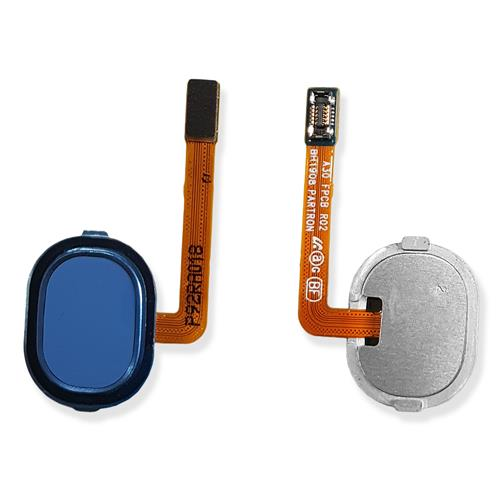 FLAT FLEX TASTO FINGERPRINT SENSORE IMPRONTA DIGITALE TOUCH ID PER SAMSUNG A30 A305/ A40 A405 BLU BLUE