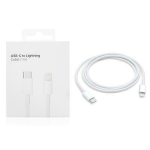 CAVO DATI LIGHTNING RICARICA TIPO C 1 METRO BIANCO PER APPLE  IPHONE 11 / 12 / 13 / 14 / PRO / MAX / MINI / PLUS