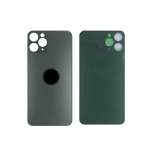 BACK COVER + ADESIVO FORO LARGO APPLE IPHONE 11 PRO MAX SCOCCA COPRIBATTERIA POSTERIORE GREEN VERDE 