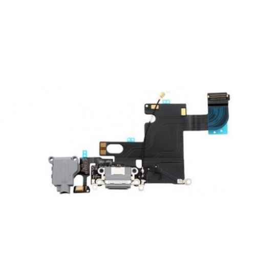 FLAT FLEX CONNETTORE DOCK IPHONE 6 RICARICA CAVO MICROFONO JACK AUDIO NERO