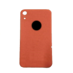 BACK COVER + ADESIVO FORO LARGO APPLE IPHONE XR SCOCCA COPRIBATTERIA POSTERIORE CORAL CORALLO 