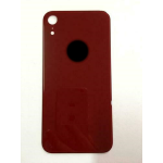 BACK COVER + ADESIVO FORO LARGO APPLE IPHONE XR SCOCCA COPRIBATTERIA POSTERIORE RED ROSSO  