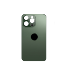 BACK COVER + ADESIVO FORO LARGO PER APPLE IPHONE 13 PRO SCOCCA COPRIBATTERIA POSTERIORE GREEN VERDE ALPINO