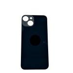 BACK COVER + ADESIVO FORO LARGO PER APPLE IPHONE 14 PLUS SCOCCA COPRIBATTERIA POSTERIORE NERO BLACK 