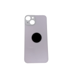 BACK COVER + ADESIVO FORO LARGO PER APPLE IPHONE 14 PLUS SCOCCA COPRIBATTERIA POSTERIORE PURPLE LILLA 