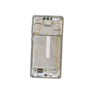 TOUCH SCREEN SCHERMO ORIGINALE SERVICE PACK PER SAMSUNG GALAXY A73 A736B BIANCO WHITE CON FRAME VETRO LCD DISPLAY GH82-28686B / GH82-28884B
