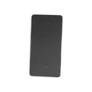 TOUCH SCREEN SCHERMO ORIGINALE SERVICE PACK PER SAMSUNG GALAXY A73 A736B BIANCO WHITE CON FRAME VETRO LCD DISPLAY GH82-28686B / GH82-28884B