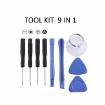 Kit Attrezzi Smontaggio iPhone 4 4S 5 5S 5C SE 6 6S 7 e Plus, Tool 9 in 1