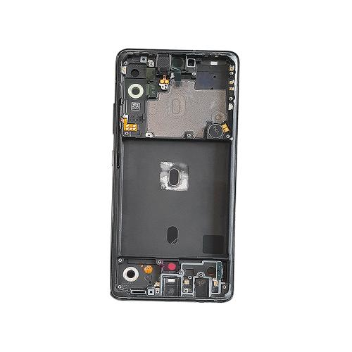 TOUCH SCREEN SCHERMO ORIGINALE SERVICE PACK PER SAMSUNG GALAXY A51 5G A516B A516F NERO VETRO LCD DISPLAY CON FRAME GH82-23100A / GH82-23124A