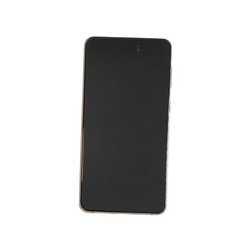 TOUCH SCREEN SCHERMO ORIGINALE SERVICE PACK PER SAMSUNG GALAXY S21 PLUS G996B PHANTOM VIOLET / VIOLA VETRO LCD DISPLAY CON FRAME GH82-27267B / GH82-27268B / GH82-27272B