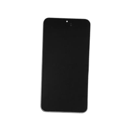 TOUCH SCREEN SCHERMO ORIGINALE SERVICE PACK PER SAMSUNG GALAXY S22 PLUS S906B BIANCO / CREAM / SKY BLUE CON FRAME VETRO LCD DISPLAY GH82-27500B / GH82-27501B