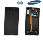 TOUCH SCREEN SCHERMO ORIGINALE SERVICE PACK PER SAMSUNG GALAXY A9 2018 A920F NERO CON FRAME VETRO LCD DISPLAY GH82-18308A / GH82-18322A