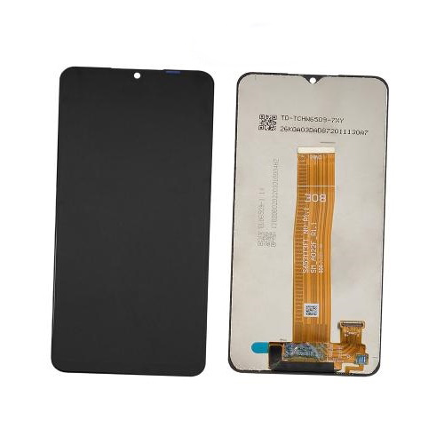TOUCH SCREEN SCHERMO PER SAMSUNG GALAXY A02 A022F (FLAT SM-A022F V01 T) VETRO LCD DISPLAY NERO