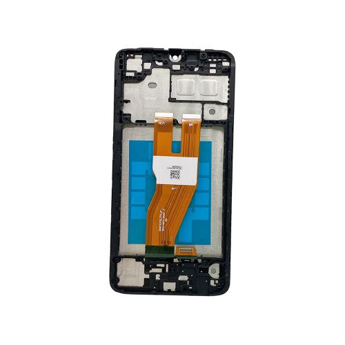 TOUCH SCREEN SCHERMO PER SAMSUNG GALAXY A05 A055F NERO VETRO LCD DISPLAY CON FRAME