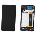 TOUCH SCREEN SCHERMO PER SAMSUNG GALAXY A13 A137 (FLAT SM-M336B REV0.3 CSOT) NERO VETRO LCD DISPLAY CON FRAME