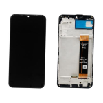 TOUCH SCREEN SCHERMO PER SAMSUNG GALAXY A23 5G A236B (FLAT LTPS) NERO VETRO LCD DISPLAY CON FRAME