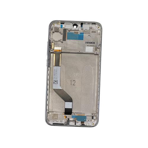 TOUCH SCREEN SCHERMO PER XIAOMI REDMI NOTE 7 / 7 PRO VETRO LCD DISPLAY CON FRAME SILVER