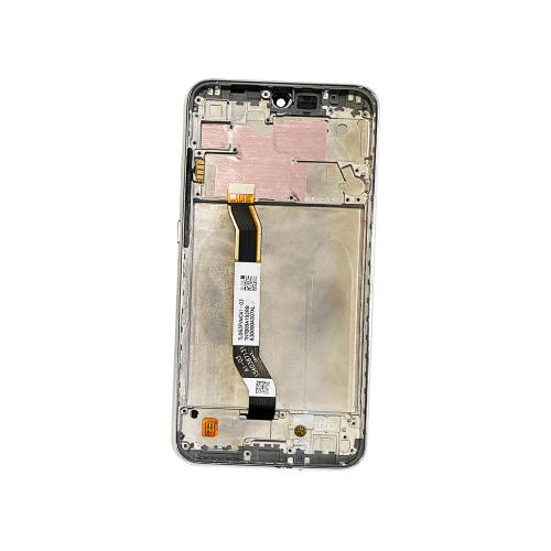 TOUCH SCREEN SCHERMO PER XIAOMI REDMI NOTE 8T VETRO LCD DISPLAY CON FRAME BIANCO WHITE SILVER