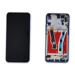 TOUCH SCREEN SCHERMO PER HUAWEI P SMART Z / Y9 PRIME VETRO LCD DISPLAY CON FRAME BLU