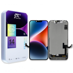 DISPLAY LCD JK FHD INCELL COF PER APPLE IPHONE 14 TOUCH SCREEN VETRO SCHERMO FRAME NERO (IC Intercambiabile)