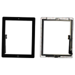 VETRO TOUCH SCREEN SCHERMO NERO COMPLETO PER IPAD 3 / 4 A1416 / A1430 / A1403 / A1458 / A1459 / A1460