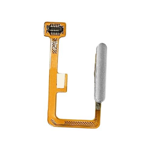 FLAT FLEX TASTO POWER FINGERPRINT SENSORE IMPRONTA DIGITALE TOUCH ID PER XIAOMI MI 11 LITE 5G NE BIANCO / SILVER