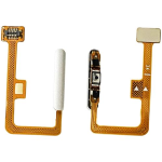 FLAT FLEX TASTO POWER FINGERPRINT SENSORE IMPRONTA DIGITALE TOUCH ID PER XIAOMI MI 11 LITE 4G / 5G BIANCO