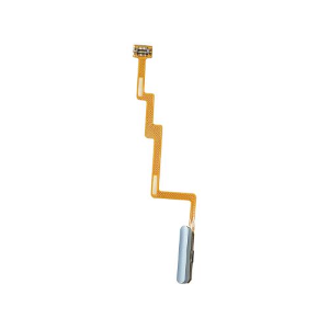 FLAT FLEX TASTO POWER FINGERPRINT SENSORE IMPRONTA DIGITALE TOUCH ID PER XIAOMI MI 11I 5G / POCO F3 BLU BLUE 