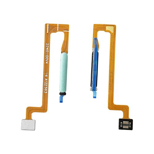 FLAT FLEX TASTO FINGERPRINT SENSORE IMPRONTA DIGITALE TOUCH ID PER XIAOMI POCO X5 / REDMI NOTE 12 5G GREEN VERDE