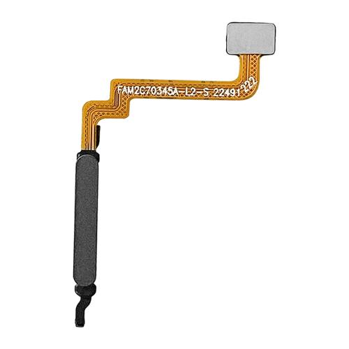 FLAT FLEX TASTO FINGERPRINT SENSORE IMPRONTA DIGITALE TOUCH ID PER XIAOMI REDMI NOTE 10 5G NERO BLACK 