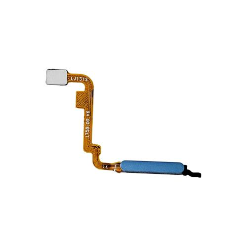 FLAT FLEX TASTO FINGERPRINT SENSORE IMPRONTA DIGITALE TOUCH ID PER XIAOMI REDMI NOTE 10S / POCO M5S BLU