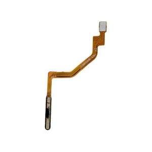 FLAT FLEX TASTO FINGERPRINT SENSORE IMPRONTA DIGITALE TOUCH ID PER XIAOMI REDMI NOTE 9S / NOTE 9 PRO BIANCO