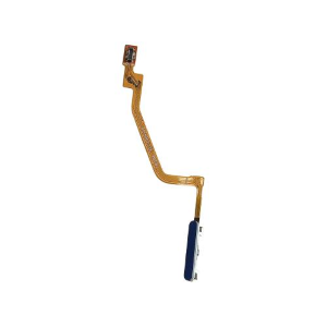 FLAT FLEX TASTO FINGERPRINT SENSORE IMPRONTA DIGITALE TOUCH ID PER XIAOMI REDMI NOTE 9S / NOTE 9 PRO BLU