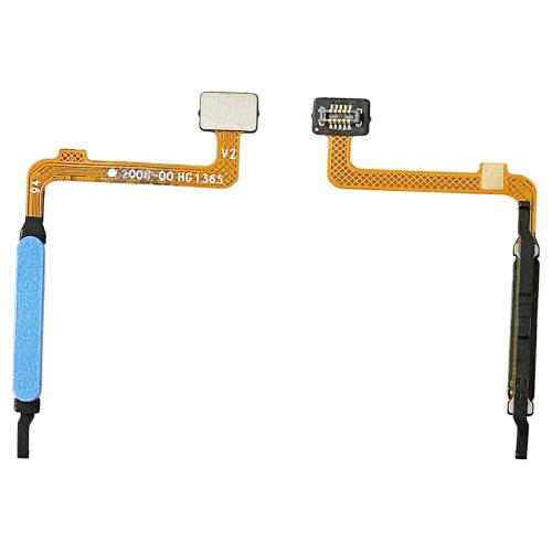 FLAT FLEX TASTO FINGERPRINT SENSORE IMPRONTA DIGITALE TOUCH ID PER XIAOMI REDMI 10 2022 BLU 