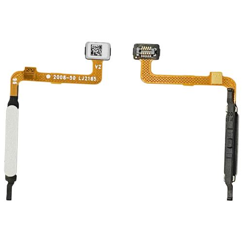 FLAT FLEX TASTO FINGERPRINT SENSORE IMPRONTA DIGITALE TOUCH ID PER XIAOMI REDMI 10 2022 SILVER