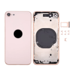 SCOCCA COMPLETA CON TELAIO POSTERIORE BACK COVER COPRIBATTERIA PER APPLE IPHONE 8 ORO GOLD 