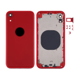 SCOCCA COMPLETA CON TELAIO POSTERIORE BACK COVER COPRIBATTERIA PER APPLE IPHONE XR RED ROSSO 