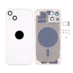 SCOCCA COMPLETA CON TELAIO POSTERIORE BACK COVER COPRIBATTERIA PER APPLE IPHONE 13 BIANCO WHITE