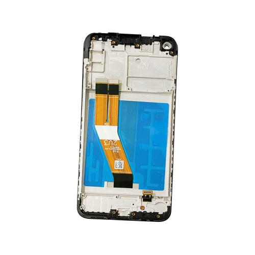 TOUCH SCREEN SCHERMO PER SAMSUNG GALAXY M11 M115F VETRO LCD DISPLAY NERO CON FRAME 