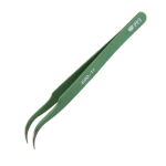 PINZA PINZETTA ANTISTATICA IN ACCIAIO PUNTA CURVA BEST ESD-17