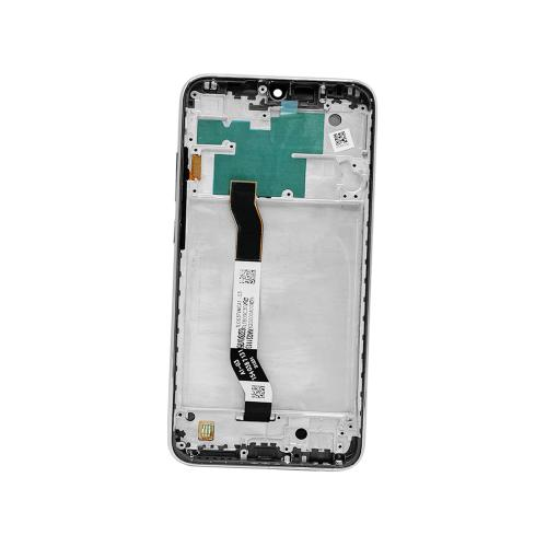 TOUCH SCREEN SCHERMO PER XIAOMI REDMI NOTE 8 2019 VETRO LCD DISPLAY CON FRAME BIANCO WHITE