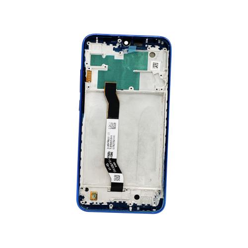 TOUCH SCREEN SCHERMO PER XIAOMI REDMI NOTE 8 2019 VETRO LCD DISPLAY CON FRAME BLU BLUE