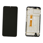 DISPLAY LCD PER REALME C25Y RMX3265 RMX3269 TOUCH SCREEN SCHERMO VETRO CON FRAME NERO